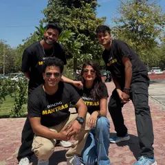 The squad hanging out at our Noida studio after a showcase. We're not just colleagues; we're a community built around the love of dance.
