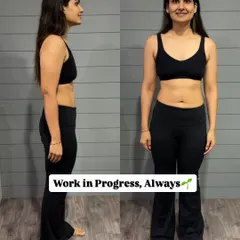 This is me, a work in progress, always. Fitness is not a destination; it's a lifelong journey of showing up for yourself. I've learned to embrace the process, imperfections and all.