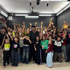 A huge celebration with all our students and celebrity mentor Rinku for hitting 100k followers. Our academy is a family, and we celebrate our successes together.