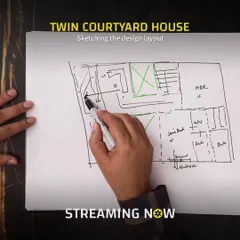 A glimpse into our design process. Every project begins with hand-drawn sketches to explore the layout and flow of spaces, ensuring the final design is built on a strong conceptual foundation.