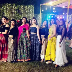 The ladies' group posing for a picture after their fantastic performance. We love being a part of their journey from the first rehearsal to the final show.