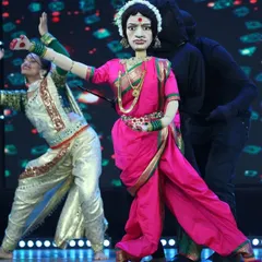 This life-sized puppet, designed to perform a classical Indian dance, was a highlight of our "Ardhavatrao 100 Not Out" show. The intricate movements were operated by our skilled puppeteers.
