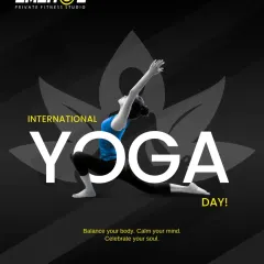 Balance your body, calm your mind, and celebrate your soul. On International Yoga Day and every day, we embrace the art of breath, balance, and inner strength.