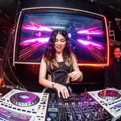 That moment the beat drops perfectly. This shot from a night in Kolkata captures the pure joy and energy I feel while performing and sharing my favorite commercial and house tracks.
