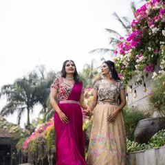A gorgeous bride surrounded by her equally stunning bridesmaids and friends. I created looks for the whole group, ensuring everyone felt beautiful and confident for the celebrations.