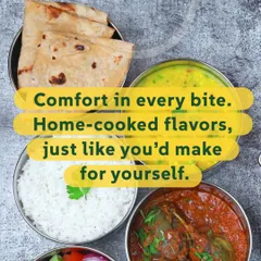 Comfort in every bite. We promise home-cooked flavors, just like you'd make for yourself if you had the time.