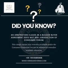 It is a common misconception that an arbitration clause in your property agreement is the final word. I clarify that this clause does not take away your right to approach a Consumer Forum. This gives you an additional and powerful option for seeking justice if a dispute arises with the builder.