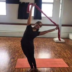 This photo was from the very first Pilates class I taught in 2017. I was full of self doubt, and only two people showed up. But over the years, I have learned to trust my skills as a teacher, and that has been my biggest success.