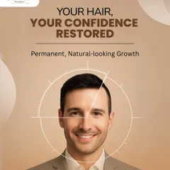 Your hair, your confidence, restored. I focus on creating a permanent, natural-looking growth pattern that is tailored specifically to your facial structure and goals.