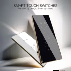 Premium by design, smart by nature. I stand by the quality of my work, which is why these elegant touch switches come with a 5-year warranty. This is an investment in both style and reliability.