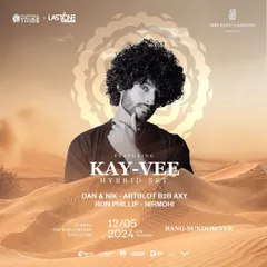 The poster for a tribal-themed sundowner party at The Ritz-Carlton, featuring Afro-House master Kay-Vee. The dress code and music created a unique, immersive vibe.