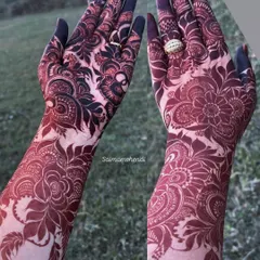 The proof is in the stain. This is the beautiful, deep reddish-brown color you can expect from my 100% natural henna. It's a rich, long-lasting stain that will look absolutely stunning in your wedding photos.