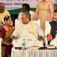 It was an honor to meet the Chief Minister and Deputy Chief Minister of Karnataka at a recent cultural event. These moments are truly memorable and encouraging.
