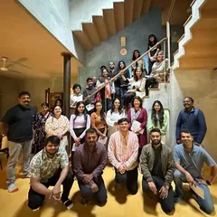 A heartwarming revisit to the artist's residence with the client, Shabnam Virmani, and a group for a reflective exercise. Seeing a space continue to inspire and host meaningful gatherings long after completion is immensely rewarding.
