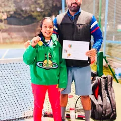 Our player Pratyaksha Singhal secured the 1st position in the Under-14 category at the Intra Annual Sports Competition at Kothari International School. We are elated with her performance and wish her continued success.
