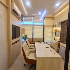 A bright and welcoming space. Natural light is very important for positive energy. My office is designed to be airy and bright, creating a comfortable and serene atmosphere for all who visit.