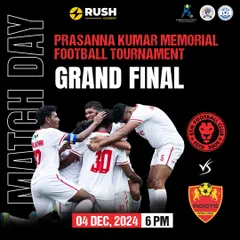 The official match day graphic for the Grand Final. After 16 years since our inception, this was our first final, and we made it count.