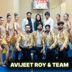 My amazing team backstage after the Tajpur show. This is the 'A-Force' that makes the magic happen on stage every single night.