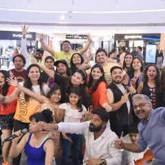 A candid moment of celebration with the participants and my fellow instructors. The joy and sense of community after a successful fundraising event are what keep us motivated to do more.
