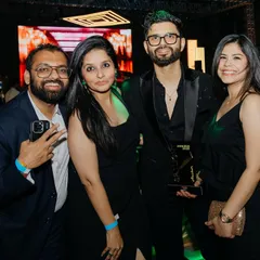 Celebrating an award win with friends and colleagues from the industry. It's the support of this community that makes these achievements possible.