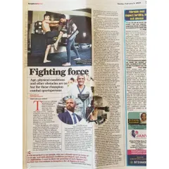 Our fighters featured in the Bangalore Mirror for their achievements in combat sports. We are making waves in the community.