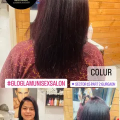 A happy client showing off her new hair colour. I make sure to consult with you to find the perfect shade that complements your style and skin tone.