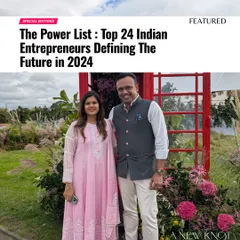 Our founders featured on The Power List of Top 24 Indian Entrepreneurs. This recognition highlights our role in defining the future of luxury and sustainable wedding planning.