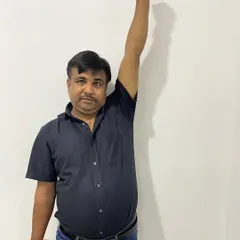 The final result of Mr. Hukum's treatment. Being able to raise his arm straight up without pain is a testament to his hard work and our collaborative therapeutic approach.