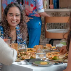Smiles and laughter around the table. This is what it's all about. Seeing our clients enjoy the Diwali SONATA feast is the best part of the celebration for me.