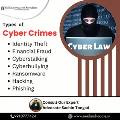 An overview of the common types of cyber crimes I handle, including identity theft, financial fraud, cyberstalking, hacking, and phishing.
