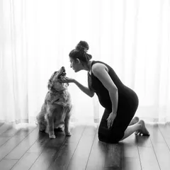 Our furry friends are family too. I always welcome pets into the studio to be part of these special memories.
