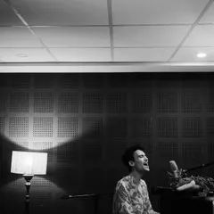 Another shot from the session with Jacob Collier, this time showing him completely lost in the music. Being in the room when this happens is pure magic.