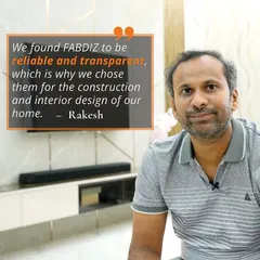 "We found FABDIZ to be reliable and transparent," says Rakesh, for whom I had the pleasure of both constructing and designing this modern-traditional villa. His trust was the foundation of this beautiful project.