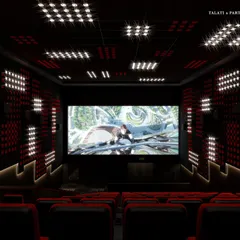 A private cinema designed for an unparalleled cinematic experience. Plush seating, cutting-edge sound and visuals, and dramatic lighting installations create an atmosphere of ultimate comfort and sophistication for intimate screenings.