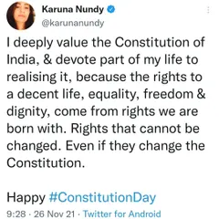 The rights to a decent life, equality, and dignity are inherent to our humanity. I devote my life to realizing the Constitution because it codifies these birthrights, which exist even if the text itself were to be changed.