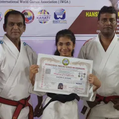 This is a huge milestone. My student, Lekissha, earned her 1st Degree Black Belt (Shodan) at just 11 years old after starting her journey at age 4. It shows that with consistent hard work, anything is possible.