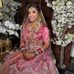 The pure happiness of a bride on her wedding day. It was an honor to be a part of Anjali's celebration and to create a look she loved.