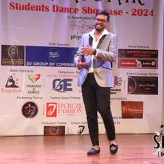 This is me, Alvin Bruno, on stage during our annual student showcase. I love hosting these events because they give every student a chance to shine and experience the thrill of a live performance, a core part of our teaching philosophy.