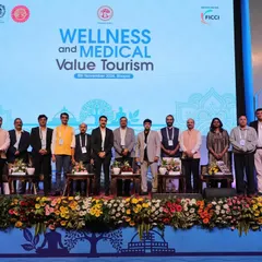 Our director, Dr. Mruthyunjay, speaking as a panelist on the future of Wellness and Medical Value Tourism. We are leaders in the conversation about making India a premier global wellness destination.