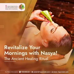 Revitalize your mornings with the ancient healing ritual of Nasya. The process includes a gentle massage and steam, followed by the administration of herbal oil to cleanse and purify the nasal cavity, promoting clarity and wellness.