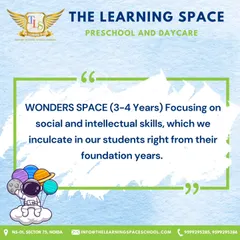 Introducing our Wonders Space for 3-4 year olds. Here, we focus on building social and intellectual skills, encouraging curiosity and confidence to create a strong foundation for learning.