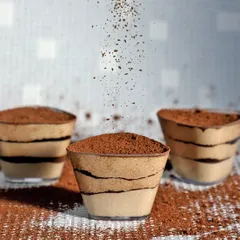 For all the coffee fans, this one's for you. Dive into layers of pure bliss with my Tiramisù Mousse, a temptation you don't have to resist.