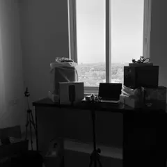 Building my temple of sound. This is a shot of my new studio space coming together. It represents a new chapter in my journey as a producer, a dedicated space to create and experiment.