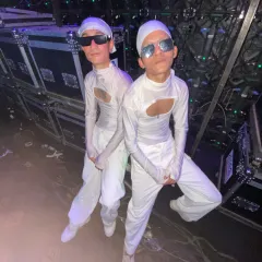 Backstage moments before hitting the stage for a concert. The energy and excitement are unreal. This is the professional world I bring to every project.