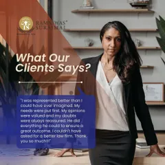 A powerful client testimonial speaks to our core values. We believe in providing service defined by sincerity and integrity, ensuring our clients feel valued, reassured, and represented better than they could have imagined.