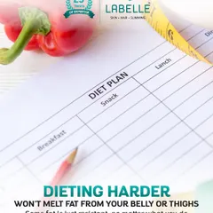Dieting harder won't always melt fat from your belly or thighs. Some fat is resistant, which is where our science-backed treatments come in to support your healthy eating habits.