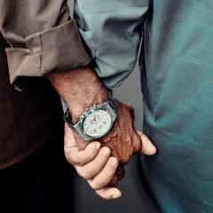 This is what I shoot: the detail that tells the whole story. By focusing on the clasped hands, I turn a fleeting moment into a powerful photograph about trust and togetherness.