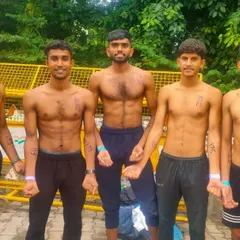 A group of my dedicated athletes after a hard workout, showing the physique and discipline that comes from consistent training for army and forces physical exams.