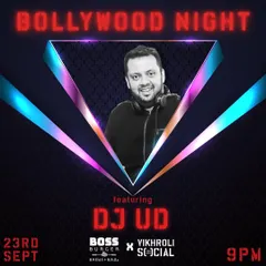 Another gig alert poster for a Bollywood night. Consistent bookings at well-known places demonstrate my reliability and popularity as a DJ.