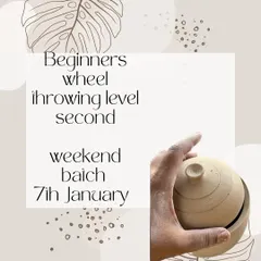 Ready for the next level? My wheel throwing level two course is starting in January. This is for students who have already completed the beginner course.
